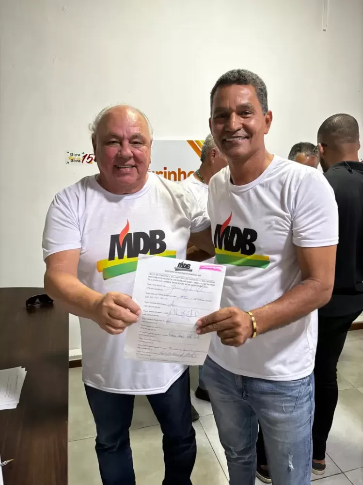 MDB Lança Candidatura de Jarinho à Prefeitura de Candeias