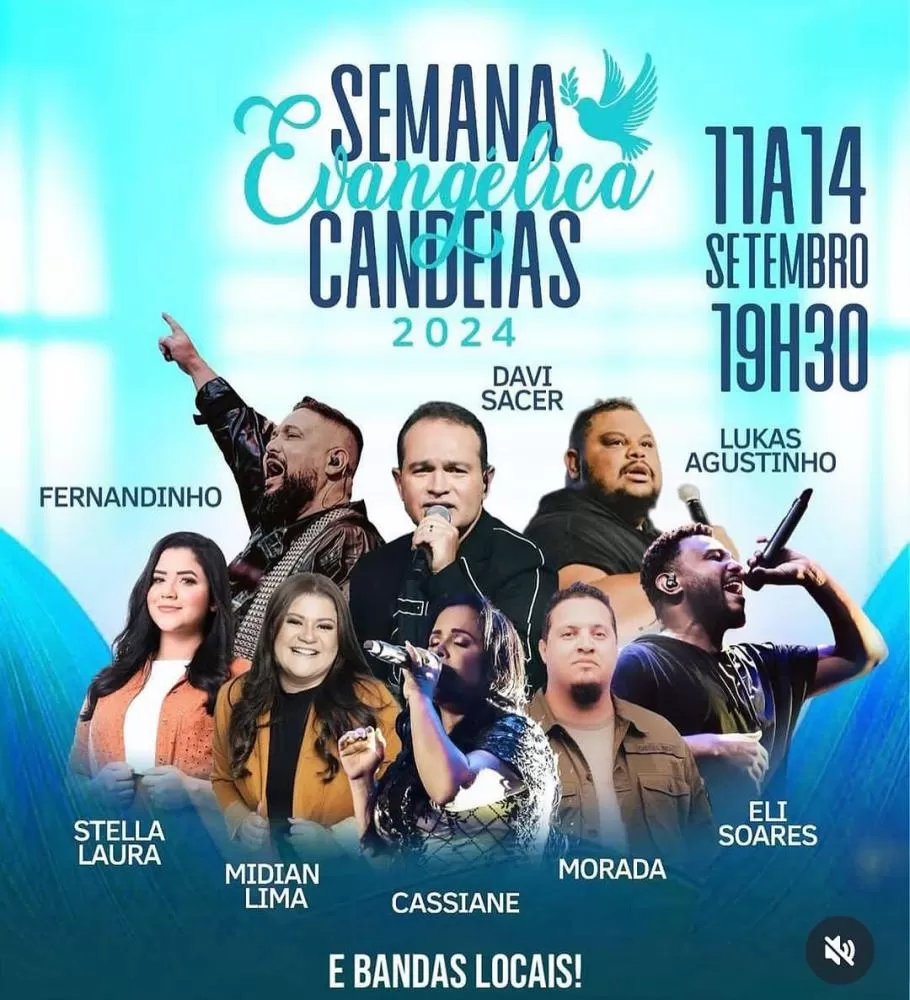 Semana Evangélica de Candeias 2024 Terá Transmissão ao Vivo pela TV Recôncavo 