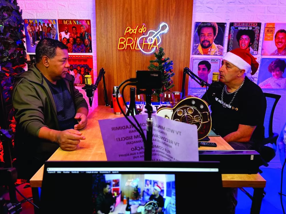 “Pod do Brilha” recebe Luiz Carlos, da banda Raça Negra -  edição especial de fim de ano