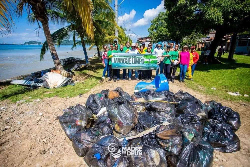 SEDUMAM realiza IV Mutirão Mangue Limpo na Ilha de Maria Guarda.