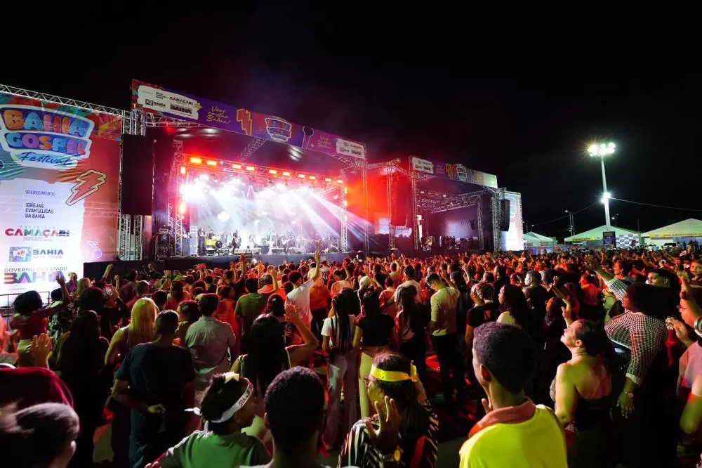 Primeiro dia do Bahia Gospel Festival reúne 45 mil pessoas no Espaço Camaçari