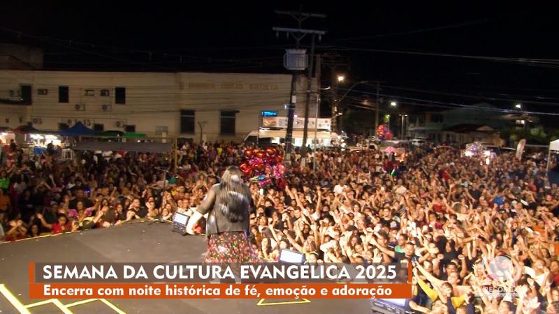 Semana da Cultura Evangélica encerra com noite histórica de fé, emoção e adoração em Catu